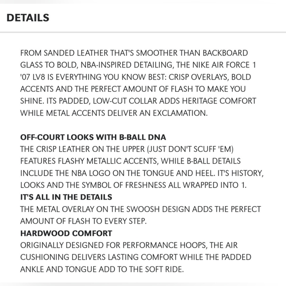 Nike Air Force 1 '07 LV8 *NWT* - Picture 9 of 10